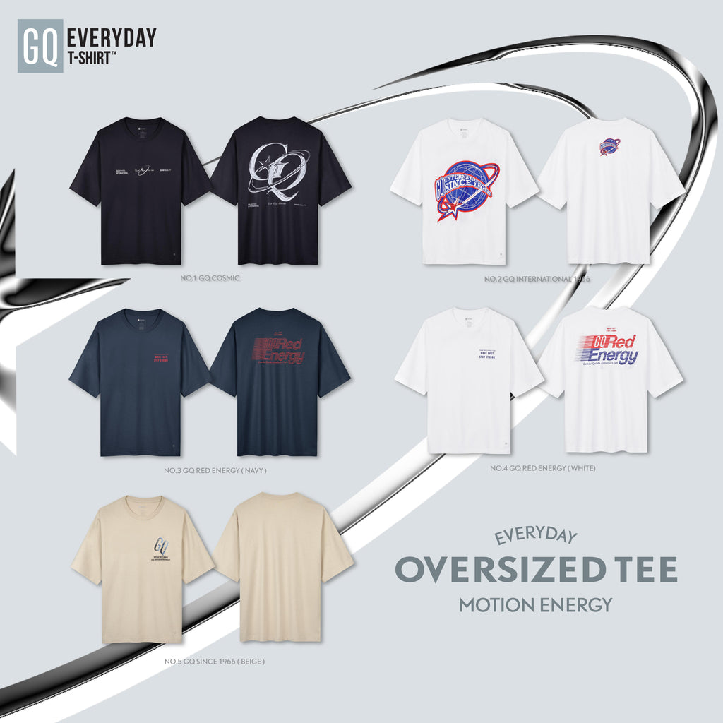 GQ Everyday Oversized T-Shirt  Energy Motion Collection