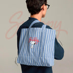 GQ x PEANUTS™ Canvas Tote คอลเลกชันกระเป๋าผ้าลายสนูปปี้