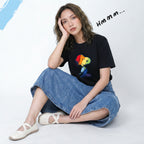 GQ Everyday x Peanuts™ Unisex Pride T-Shirt เสื้อยืดลาย Snoopy ธีม Pride