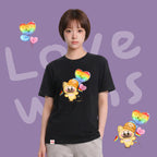 GQ Everyday x Gismow Unisex Pride T-Shirt เสื้อยืดลาย Gismow ธีม Pride