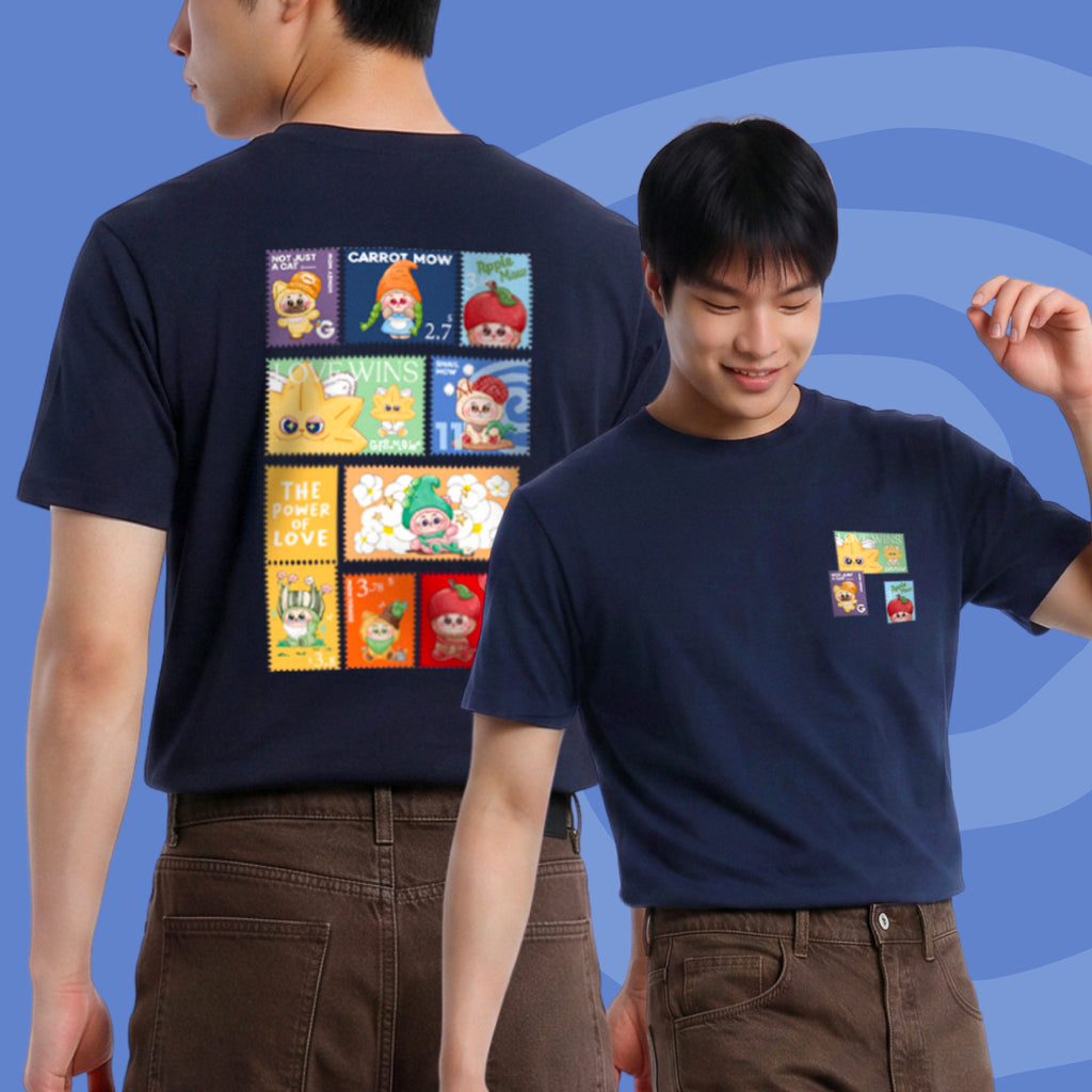 GQ Everyday x Gismow Unisex Pride T-Shirt เสื้อยืดลาย Gismow ธีม Pride