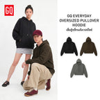 GQ EVERYDAY Oversized Pullover Hoodie เสื้อฮู้ดโอเวอร์ไซซ์ใส่สบาย