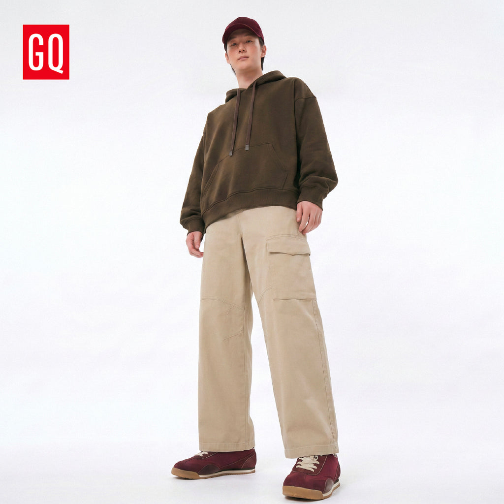 GQ EVERYDAY Oversized Pullover Hoodie เสื้อฮู้ดโอเวอร์ไซซ์ใส่สบาย