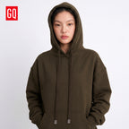 GQ EVERYDAY Oversized Pullover Hoodie เสื้อฮู้ดโอเวอร์ไซซ์ใส่สบาย