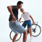 GQ Minimal Jeans Shorts ยีนส์ขาสั้นเดอะแบก 7 กระเป๋า
