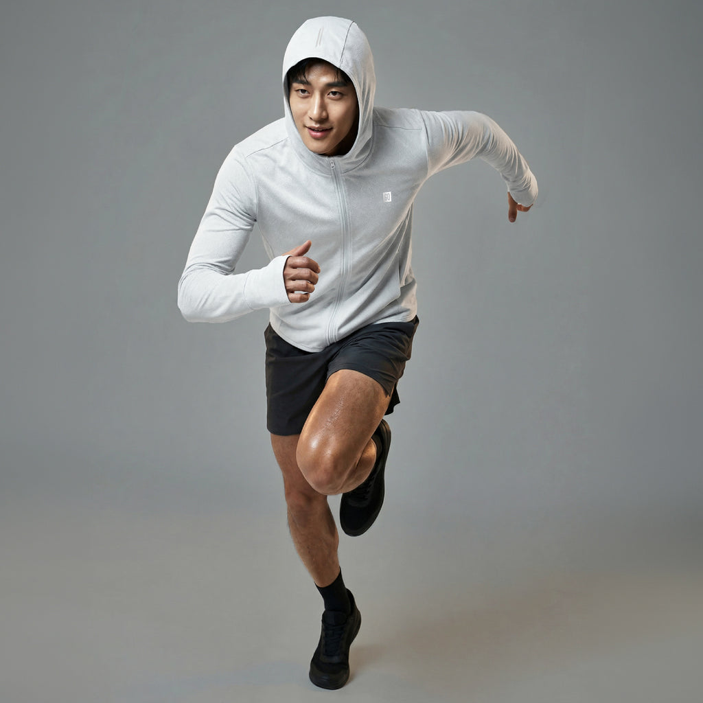 GQ Everyday MEN Running & Training UV Jacket เสื้อแจ็คเก็ตกัน UV 99% UPF50+