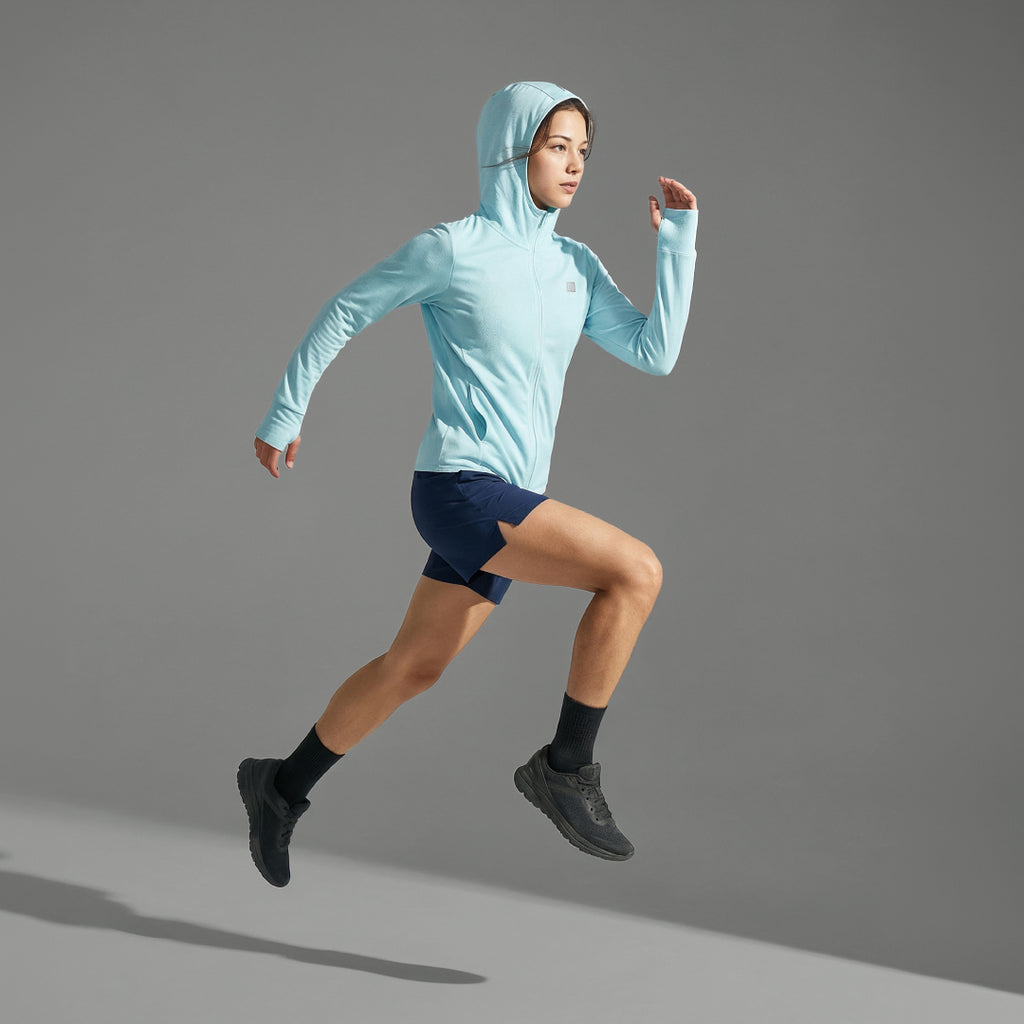 GQ Everyday WOMEN Running & Training UV Jacket เสื้อแจ็คเก็ตกัน UV 99% UPF50+
