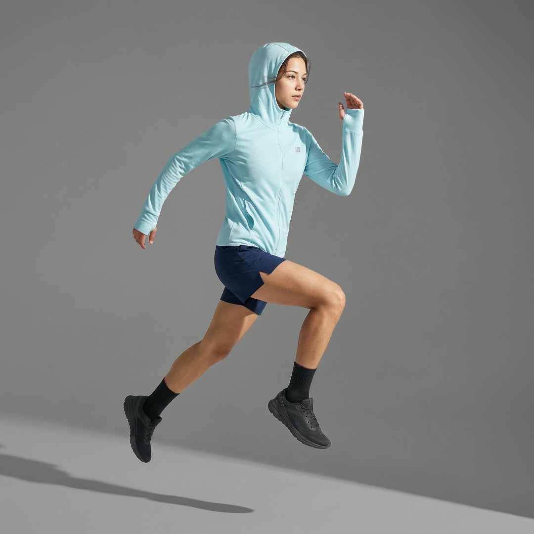 GQ Everyday WOMEN Running & Training UV Jacket เสื้อแจ็คเก็ตกัน UV 99% UPF50+