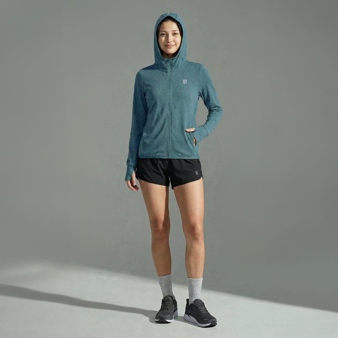 GQ Everyday WOMEN Running & Training UV Jacket เสื้อแจ็คเก็ตกัน UV 99% UPF50+