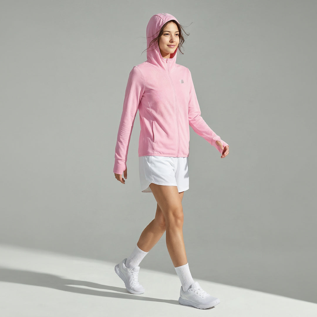 GQ Everyday WOMEN Running & Training UV Jacket เสื้อแจ็คเก็ตกัน UV 99% UPF50+