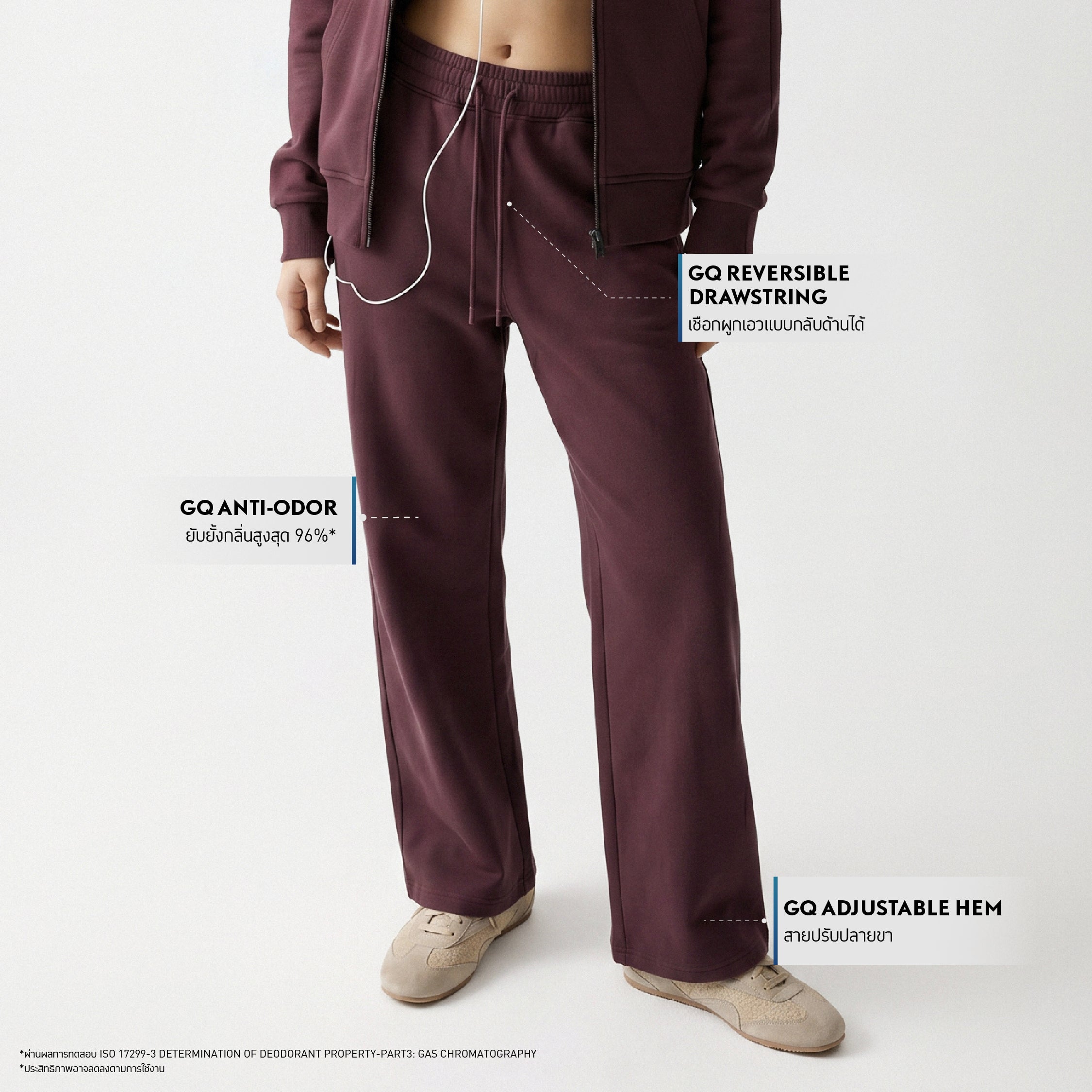 GQ Minimal Sweatpants กางเกงลำลองขายาว