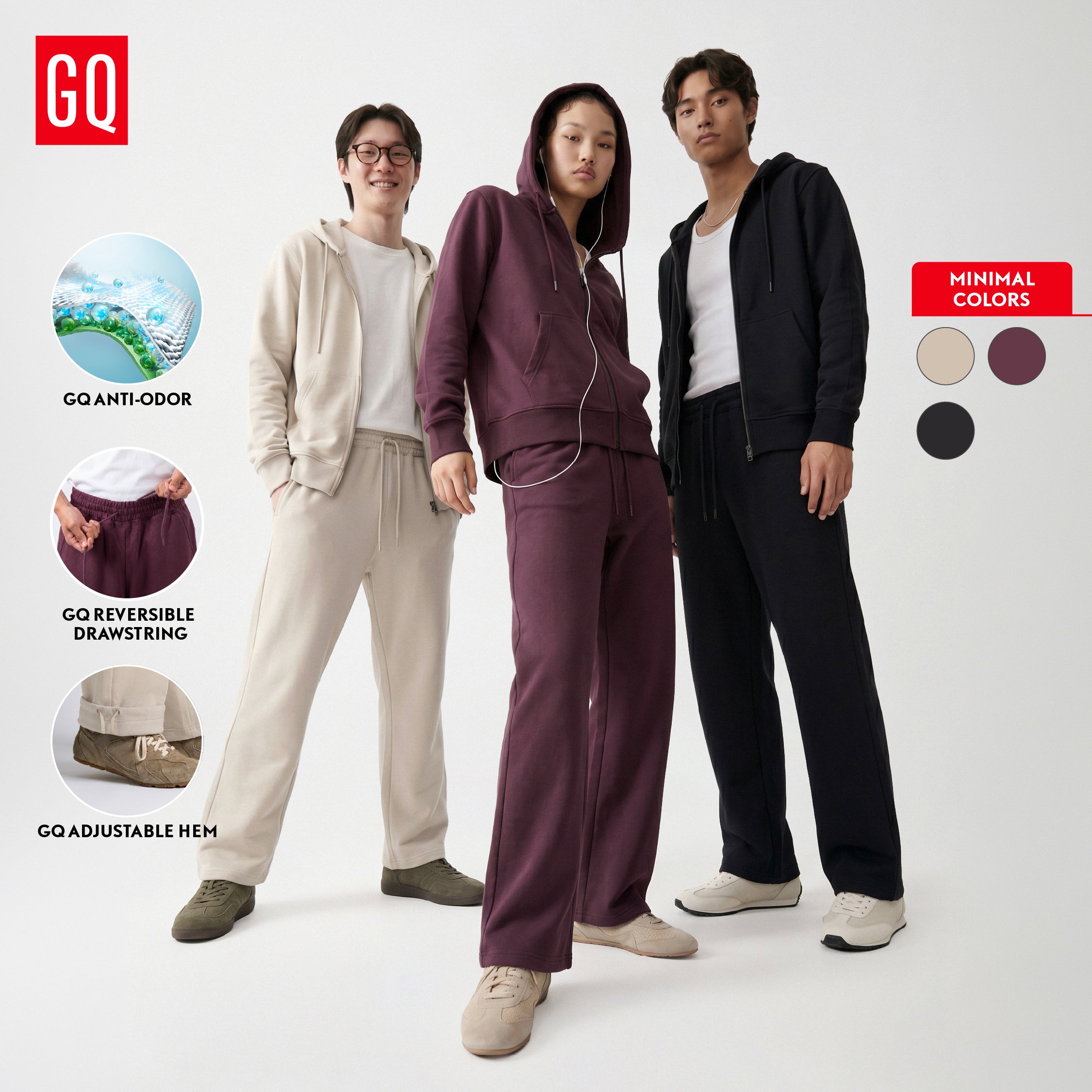 GQ Minimal Sweatpants กางเกงลำลองขายาว