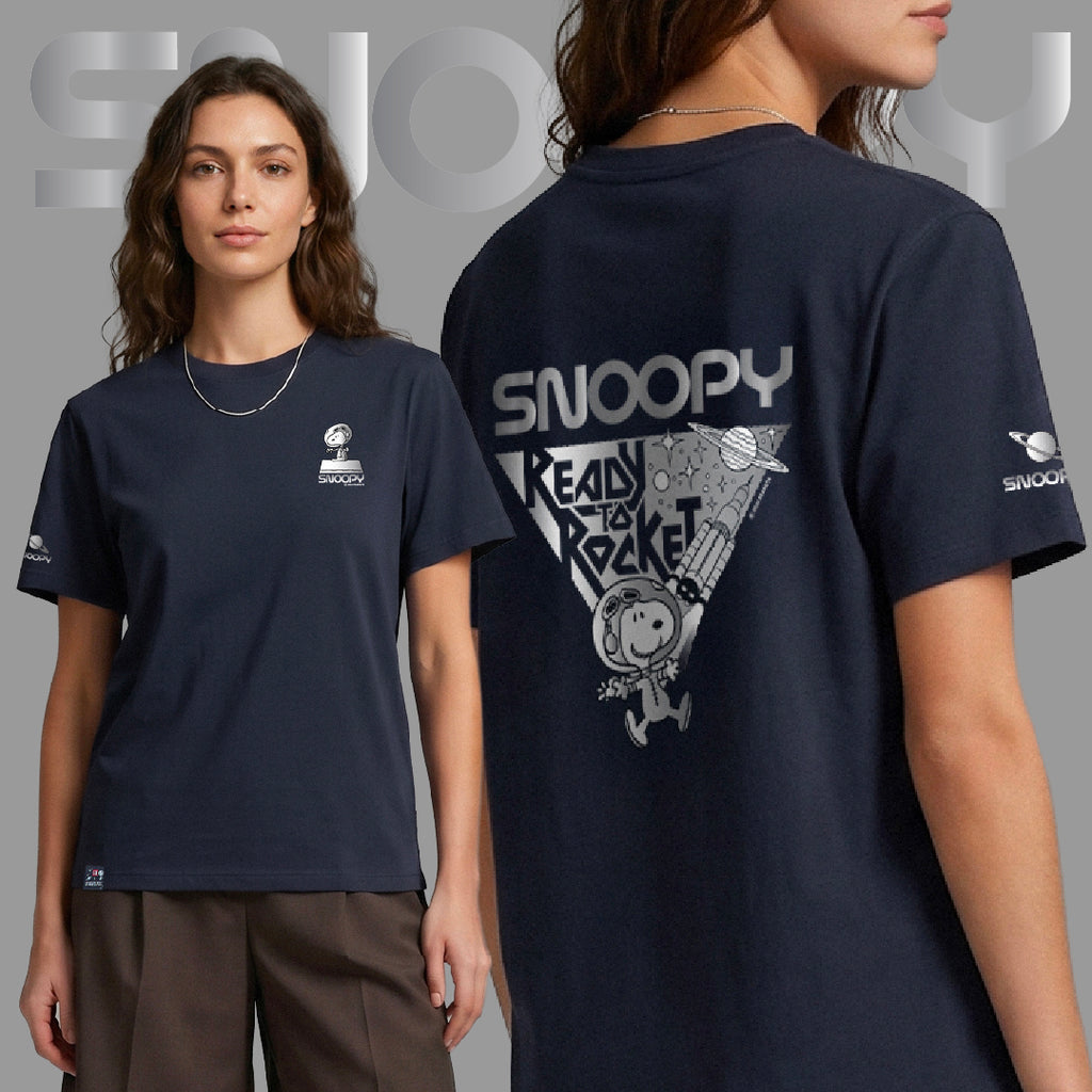 GQ x Peanuts | Snoopy’s going to the moon เสื้อยืดเย็นลายสนูปปี้ตะลุยดวงจันทร์