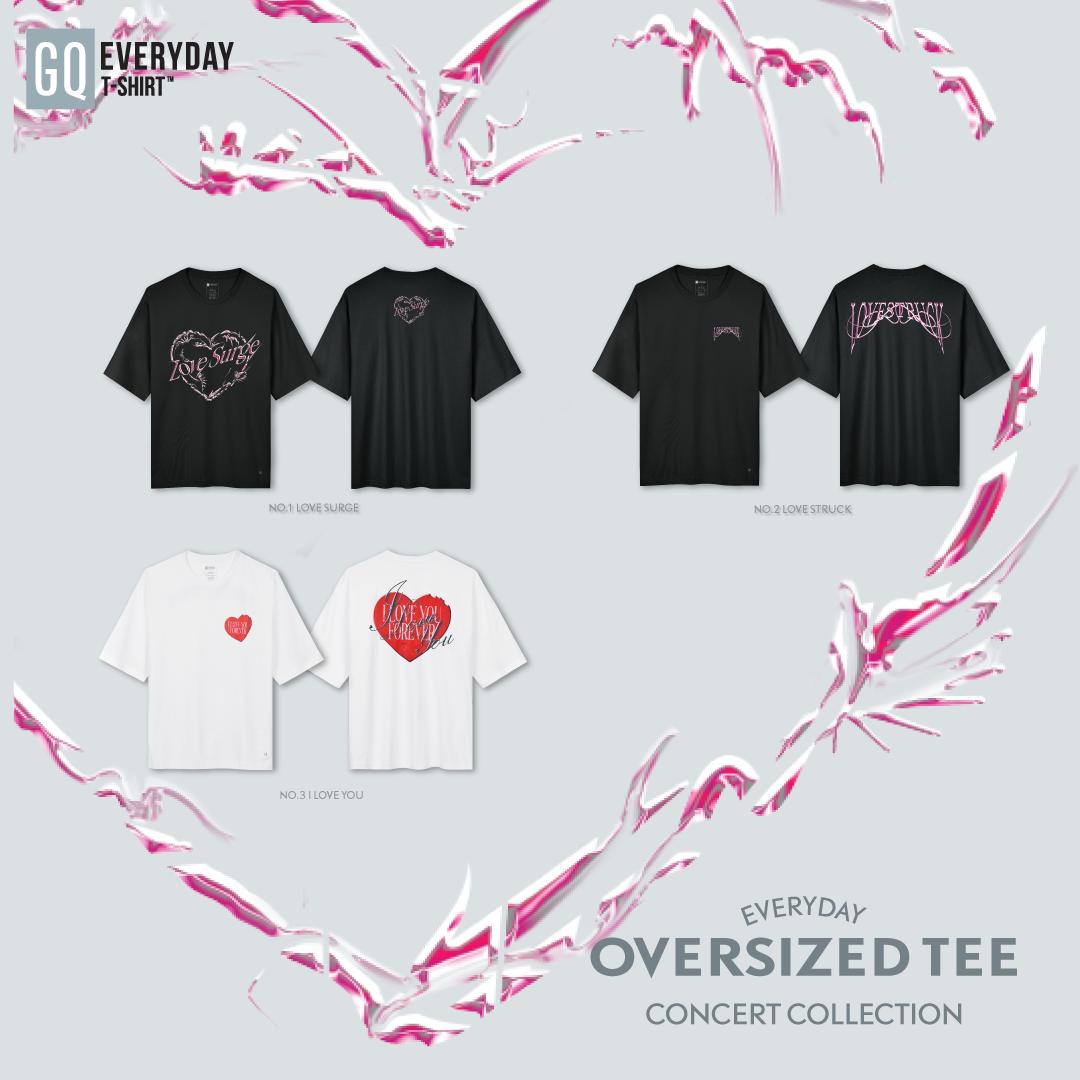 GQ Everyday Oversized T-Shirt Concert Collection