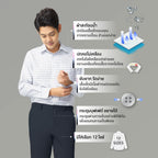 GQWhite™ Shirt - Grid Texture Collection