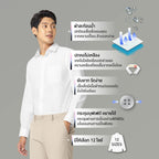 GQWhite™ Shirt - Grid Texture Collection